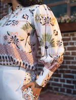 Printed Designer Co-Ord Set in Muslin Satin Fabric