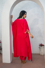 Pure Crepe Rani Kaftan with Pure Crepe Straight Pant