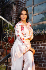 Floral Printed Designer Co-ord Set in Modal Satin Fabric