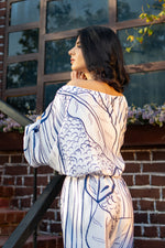 Geometric Printed Designer Co-ord Set in Modal Satin Fabric