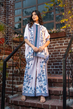Floral Printed Designer Co-ord Set in Modal Satin Fabric