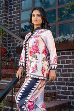 Pattern Printed Designer Co-ord Set in Modal Satin Fabric
