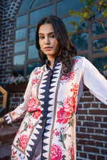 Pattern Printed Designer Co-ord Set in Modal Satin Fabric