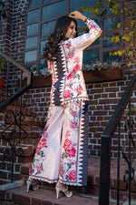 Pattern Printed Designer Co-ord Set in Modal Satin Fabric