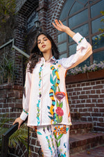 MultiColor Printed Modal Satin Designer Co-ord Set