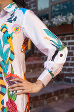 MultiColor Printed Modal Satin Designer Co-ord Set