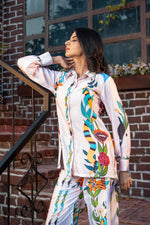 MultiColor Printed Modal Satin Designer Co-ord Set