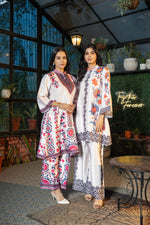 Pattern Printed Modal Satin Co-ord Set with Trouser