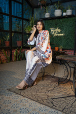 Floral Printed Stylish Co-ord Set in Modal Satin Fabric