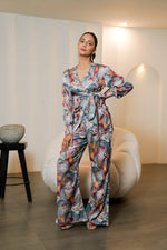 Multicolored Printed Co-ord Set with Trouser