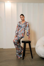 Multicolored Printed Co-ord Set with Trouser