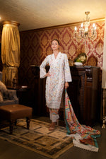 Shifli Printed Pakistani suit with Printed Trouser & Dupatta