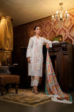 Shifli Printed Pakistani suit with Printed Trouser & Dupatta