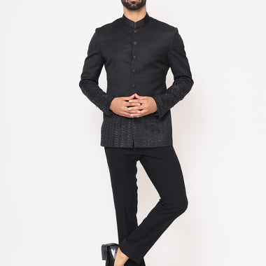 Black Hand Embroidered Ultimate Style Band Gala